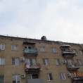 Удаление сосулек с крыш домов