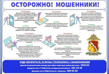 ОСТОРОЖНО! МОШЕННИКИ!