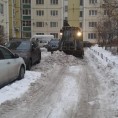 Уборка снега на ул. Мордасовой, д.3!